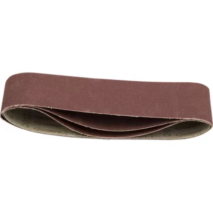 Лента STAYER &quot;MASTER&quot; шлифовальная универсальная бесконечная на тканевой основе, для ЛШМ, P120, 75х533мм, 3шт 35442-120 купить в Сургуте