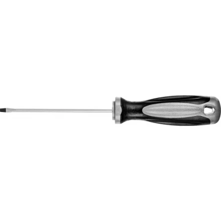 Отвертка MIRAX 25095-03-10, закаленный стержень, двухкомпонентная рукоятка, SL3x100мм 25095-03-10 купить в Сургуте