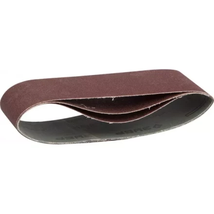 Лента шлифовальная бесконечная ЗУБР &quot;МАСТЕР&quot; на тканевой основе, для ЛШМ, P120, 75х457мм, 3шт 35541-120 купить в Сургуте