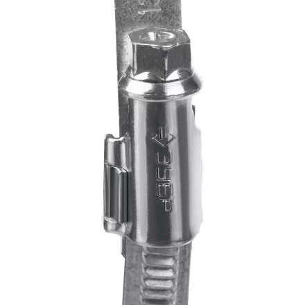 ЗУБР Х-9Н, 70 - 90 мм, накатная лента 9 мм, цинк, 25 шт, червячный хомут (37807-90) купить в Сургуте