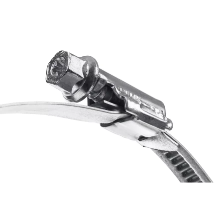 ЗУБР Х-9Н, 70 - 90 мм, накатная лента 9 мм, цинк, 25 шт, червячный хомут (37807-90) купить в Сургуте