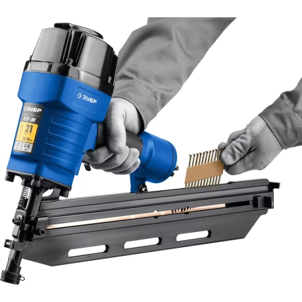 ЗУБР SN21 90 х 3.1 мм, реечные гвозди рифленые оцинкованные, 2010 шт(305396-90) купить в Сургуте