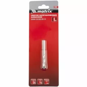 Сверло направляющее алмазное 6мм MATRIX 72600 купить в Сургуте