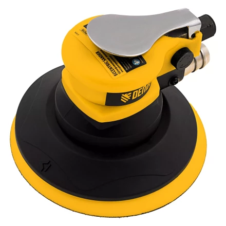 Эксцентриковая шлифовальная машина Denzel EPG150, 150 мм, 10000 об/мин, 5 мм, 160 л/мин 57476 купить в Сургуте