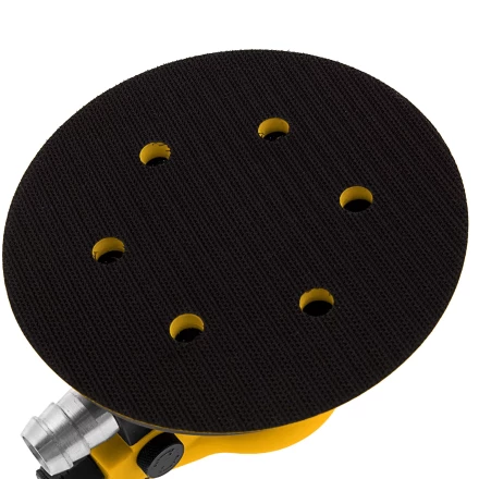 Эксцентриковая шлифовальная машина Denzel EPG150, 150 мм, 10000 об/мин, 5 мм, 160 л/мин 57476 купить в Сургуте