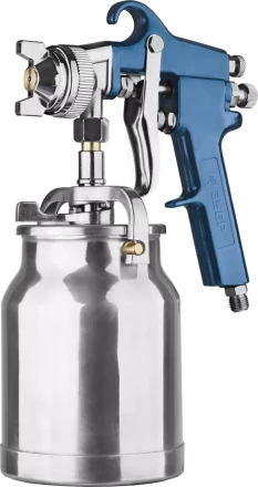 Пистолет ЗУБР &quot;ЭКСПЕРТ&quot; краскораспылительный, с нижним бачком 1000мл, расход воздуха 310л/мин, 1,8мм 06451 купить в Сургуте