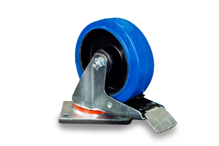 Колесо поворотное резина SRCLb 63 160 мм с тормозом (F) 1024397 купить в Сургуте