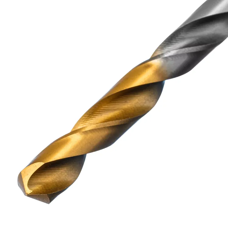 Сверло спиральное по металлу Denzel 6 х 139 мм, Р6М5, Golden Tip, удлиненное, 718256 купить в Сургуте