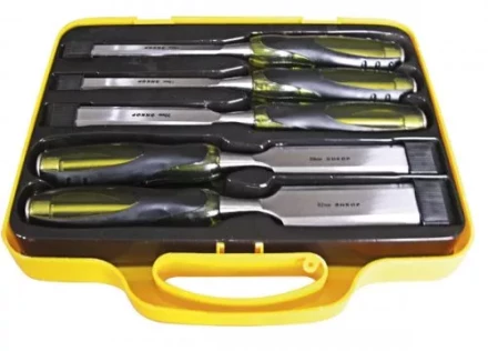 Набор стамесок-долот 10,12,20,26,32 мм 5 штук пластиковый кейс Энкор 10441 купить в Сургуте