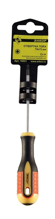 Отвертка Torx T9х75мм Энкор 19531 купить в Сургуте
