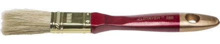 Кисть плоская STAYER &quot;UNIVERSAL-PROFI&quot;, светлая натуральная щетина, деревянная ручка, 20мм 0104-020 купить в Сургуте