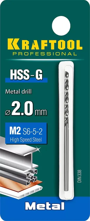 Сверла по металлу HSS-G Оберон 29651-2 купить в Сургуте