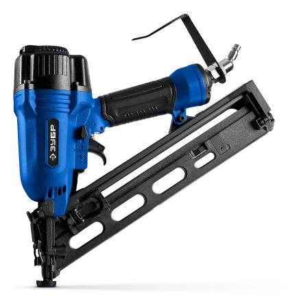 ЗУБР DA34-64, пневматический финишный нейлер для реечных гвоздей ЗУБР 15Ga, DA34 (32-64 мм), Профессионал (31926) купить в Сургуте