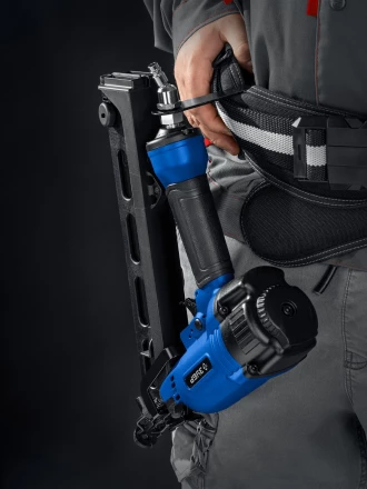 ЗУБР DA34-64, пневматический финишный нейлер для реечных гвоздей ЗУБР 15Ga, DA34 (32-64 мм), Профессионал (31926) купить в Сургуте