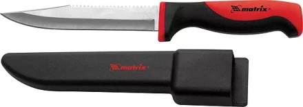 Нож рыбака &quot;FISHERMAN&#039;S DREAM&quot; large 150 мм двухкомпонентная рукоятка пластиковые ножны MATRIX KITCHEN 79116 купить в Сургуте