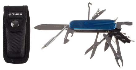 Нож складной многофункциональный 12в1 пластиковая рукоятка ЗУБР Эксперт 47785 купить в Сургуте