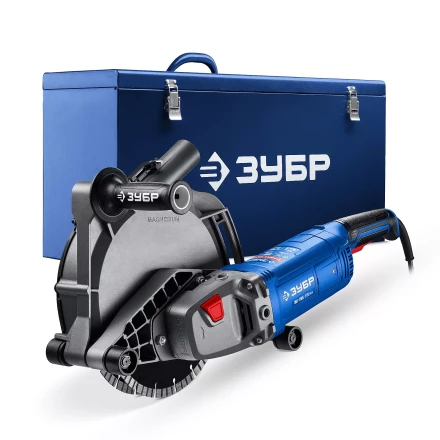 ЗУБР d 230 мм, 2700 Вт, 65 мм, штроборез (бороздодел), метал. ящик, Профессионал (ЗШ-П65-2700 ПСТК) купить в Сургуте