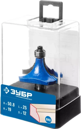 ЗУБР 50.8 x 25 мм, радиус 19 мм, фреза кромочная калевочная №1, Профессионал (28701-50.8) купить в Сургуте