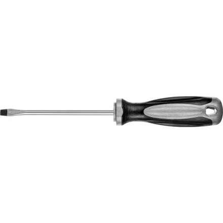 Отвертка MIRAX 25095-05-10, закаленный стержень, двухкомпонентная рукоятка, SL5x100мм 25095-05-10 купить в Сургуте