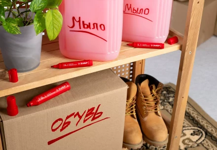 ЗУБР МП-300 красный, 2 мм перманентный маркер (06322-3) купить в Сургуте