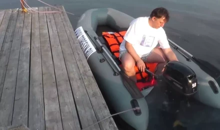 Двухтактный мотор лодочный подвесной Hidea HD 9.8FHS купить в Сургуте