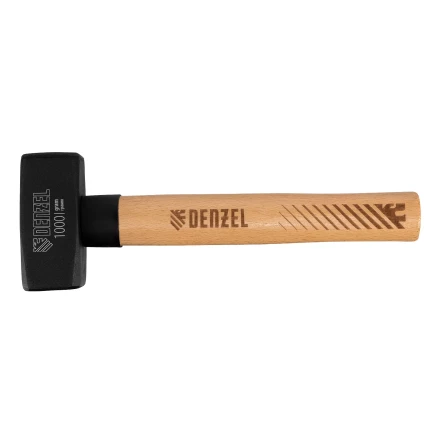 Кувалда, 1000 г Denzel, кованая головка, буковая рукоятка 11018 купить в Сургуте