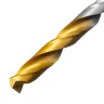 Сверло спиральное по металлу Denzel 6,5 х 148 мм, Р6М5, Golden Tip, удлиненное, 718257 купить в Сургуте