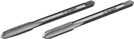 Метчики ЗУБР &quot;ПРОФЕССИОНАЛ&quot; машинно-ручные, комплектные для нарезания метрической резьбы в сквозных отверстиях, М6х1,0, 2шт 4-28007-06-1.0-H2_z01 купить в Сургуте