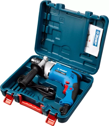 Дрель ударная + кейс ЗДУ-850 ЭРМКМ2 серия ПРОФЕССИОНАЛ купить в Сургуте