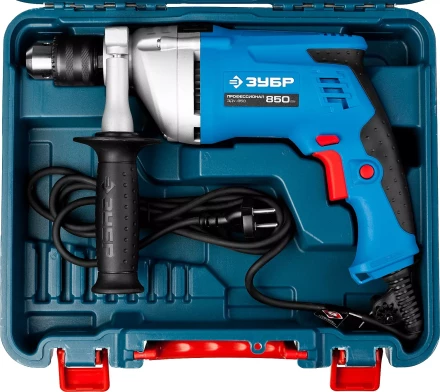 Дрель ударная + кейс ЗДУ-850 ЭРМКМ2 серия ПРОФЕССИОНАЛ купить в Сургуте