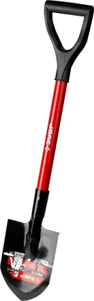 Лопата &quot;МАСТЕР&quot; автомобильная, стальной черенок, ЗУБР 39258 купить в Сургуте