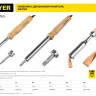 Паяльник STAYER "MASTER" с деревянной рукояткой и долговечным жалом, 80 Вт, клин 55310-80 купить в Сургуте