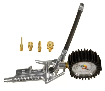 Пистолет для подкачки шин универсальный (4 насадки) 0704000601  Elitech купить в Сургуте