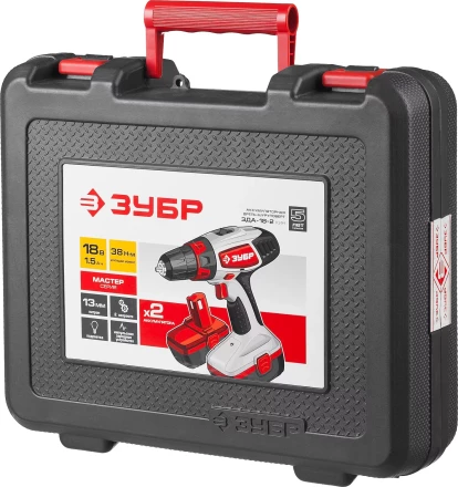 Дрель-шуруповерт 2 АКБ ЗДА-18-2 КИН серия МАСТЕР купить в Сургуте