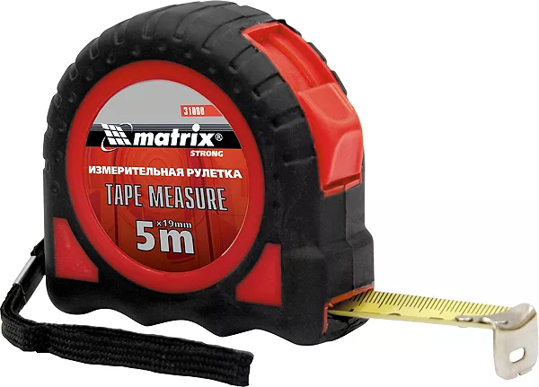 Рулетка Target 3 м * 25 автоматическая фиксация обрезиненный корпус  MATRIX 31079 купить в Сургуте