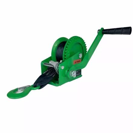 Лебедка ручная барабанная HITCH HW 700 700 кг лента 10 м (SZ073175) купить в Сургуте