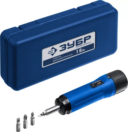 ЗУБР 1 - 6 Нм, регулируемая, динамометрическая отвертка, Профессионал (64015) купить в Сургуте