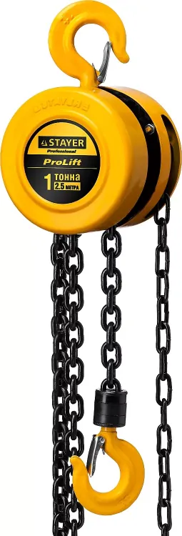 Таль цепная "PROLift" шестеренная, STAYER Profi 4308-1, 1т / 2,5м 4308-1_z01 купить в Сургуте