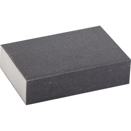 Губка шлифовальная ЗУБР &quot;ЭКСПЕРТ&quot; четырехсторонняя, SiC, средняя жесткость, Р180, 100х68х26 мм 35612-180 купить в Сургуте