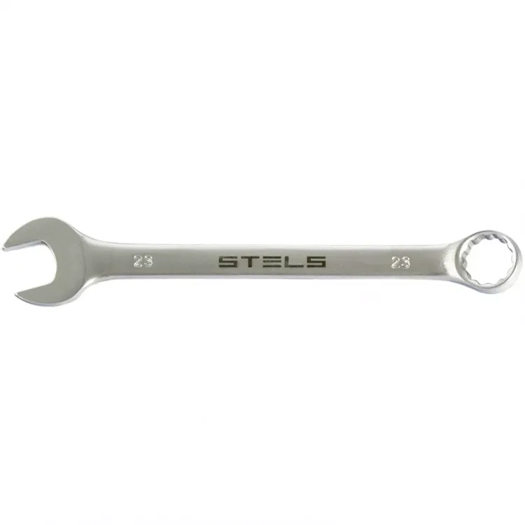 Ключ комбинированный 23 мм CrV матовый хром STELS 15226 купить в Сургуте
