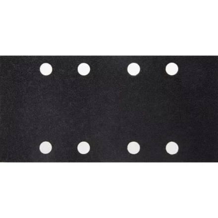 Лист шлиф. универсал. URAGAN &quot;Оптимален для твердых пород дерева&quot; 8 отверстий по линии, для ПШМ, P100, 80х166мм, 50шт 907-22101-100-50 купить в Сургуте