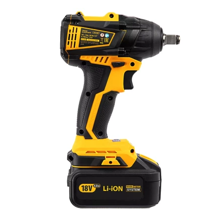 Гайковерт ударный аккумуляторный бесщет CIW-IB-300, Li-ion, 18В, 300Нм// Denzel 26501 купить в Сургуте