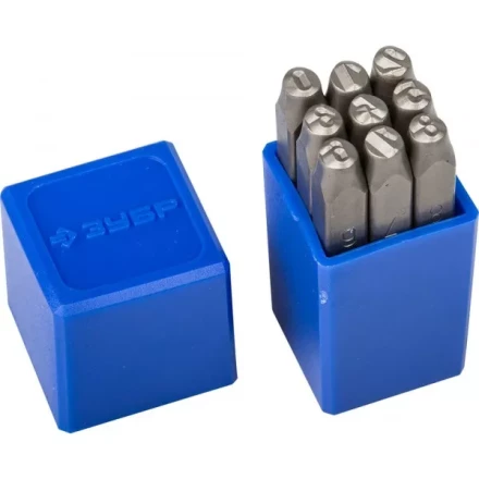 Клейма ЗУБР цифровые арабские, шрифт 5мм 21501-05_z01 купить в Сургуте