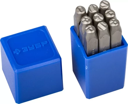 Клейма ЗУБР цифровые арабские, шрифт 5мм 21501-05_z01 купить в Сургуте