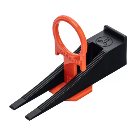 Комплект зажим + клин для системы выравнивания плитки СВП Кольцо, 50/50 шт. в ведре Сибртех 88112 купить в Сургуте