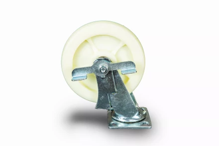 Колесо большегрузное поворотное SCdnb 80 200 мм полипропиленовое с тормозом 1024225 купить в Сургуте