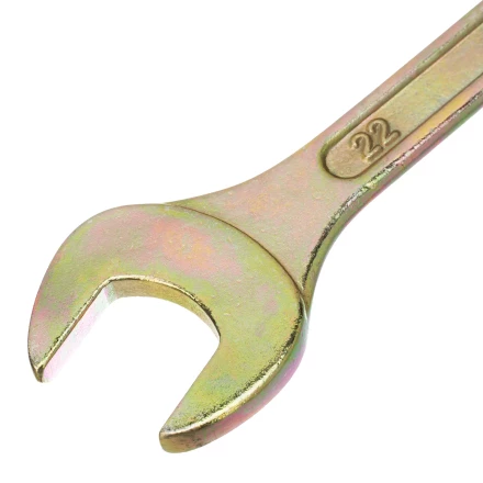 Набор ключей рожковых 6-22 мм, 8 шт, желтый цинк Сибртех 15280 купить в Сургуте