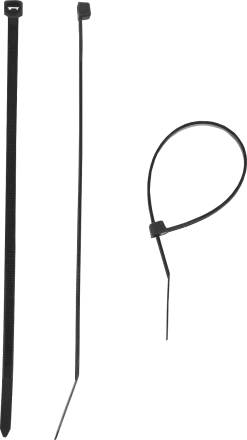 Кабельные стяжки черные КС-Ч1 нейлоновые промфасовка серия ПРОФЕССИОНАЛ купить в Сургуте