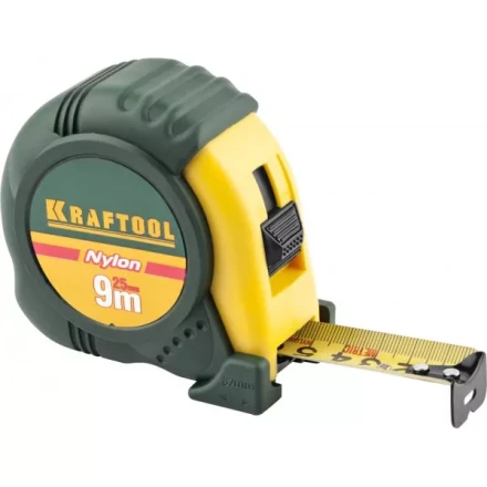 Рулетка KRAFTOOL &quot;EXPERT&quot; с нейлоновым покрытием, обрезин корпус, 9/25мм 34122-09_z01 купить в Сургуте