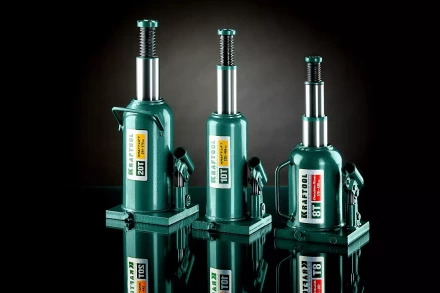 Домкрат гидравлический бутылочный &quot;Kraft-Lift&quot;, сварной, 16т, 230-455мм, KRAFTOOL 43462-16 43462-16_z01 купить в Сургуте